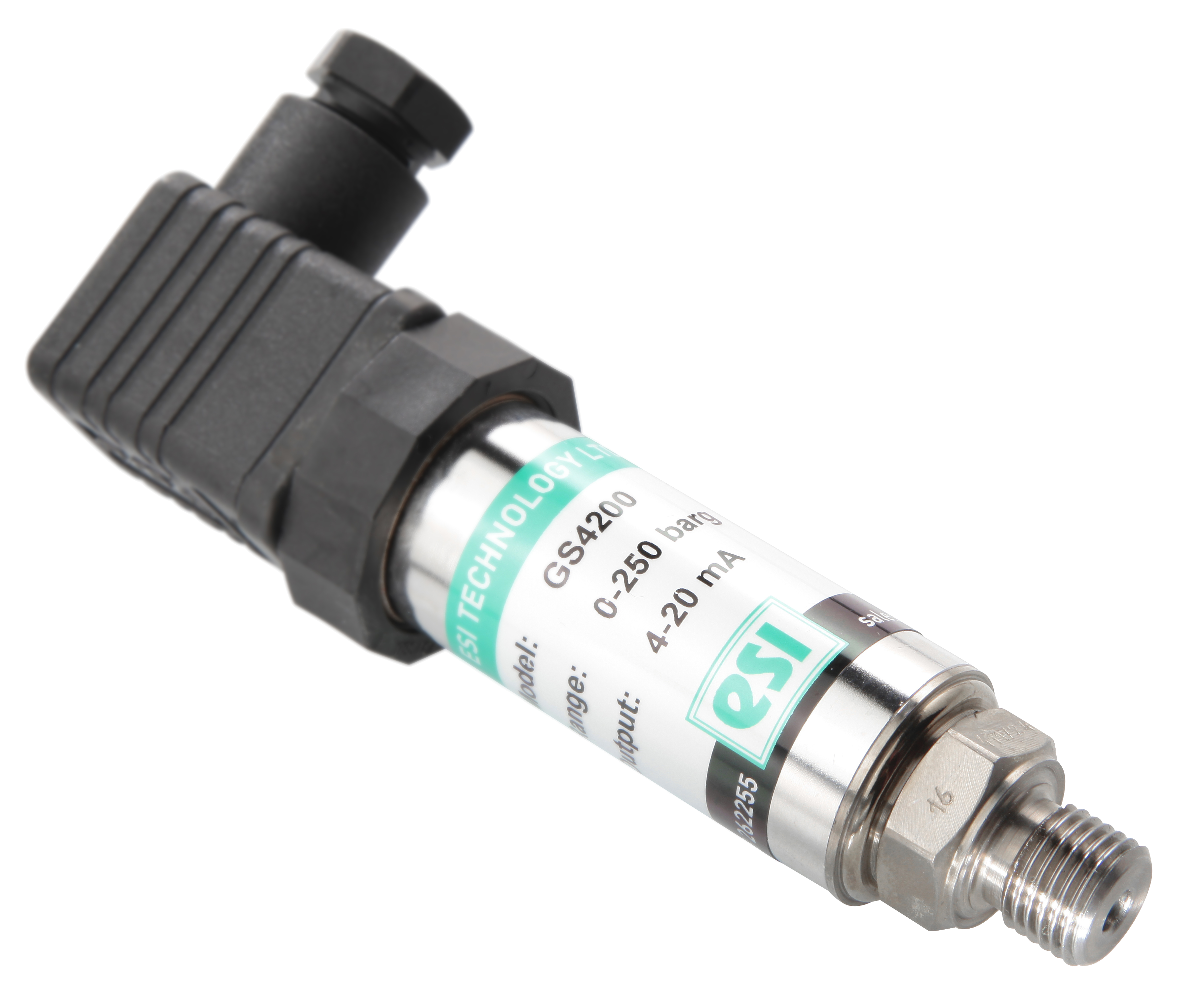 The ESI GS4200 Pressure Transducer. A small device to measure pressure of tanks. 