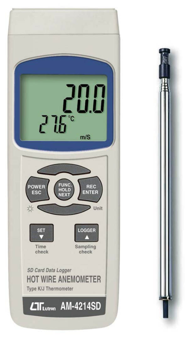 Lutron AM-4214SD Anemometer