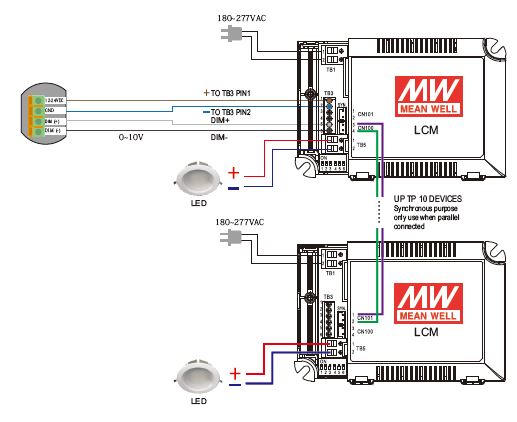 motion sensor led lighting with the mean well pir-045 | adm motion sensor led lighting with the mean well pir-045 | adm, Wiring diagram