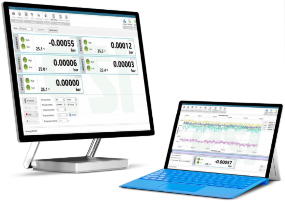 Pressure and leak testing software