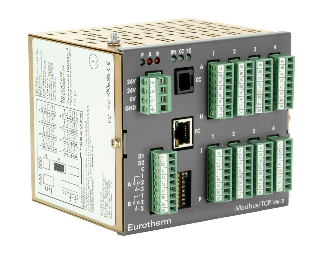 Eurotherm Mini8 DIN Rail Mount Process Controller