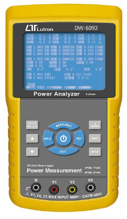 Lutron DW-6093 Power Analyser