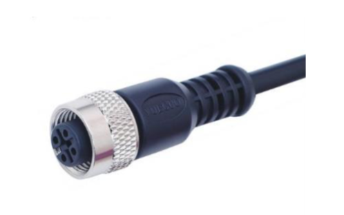 Cordset; M12, 4 Pin, Female Plug Straight, 5m Cable PVC Cordset; M12, 4 Pin, Female Plug Straight, 5m Cable PVC