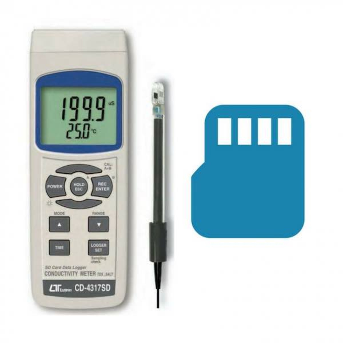 LUTRON CD-4317SD Conductivity Meter