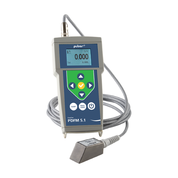 Pulsar PDFM 5.1-LR portable doppler flow meter