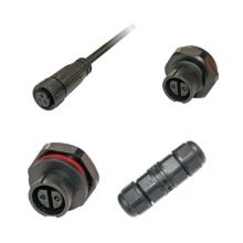 Weatherproof circular connectors