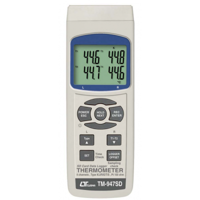 Lutron TM-947SD Digital Thermometer with SD Card Reader