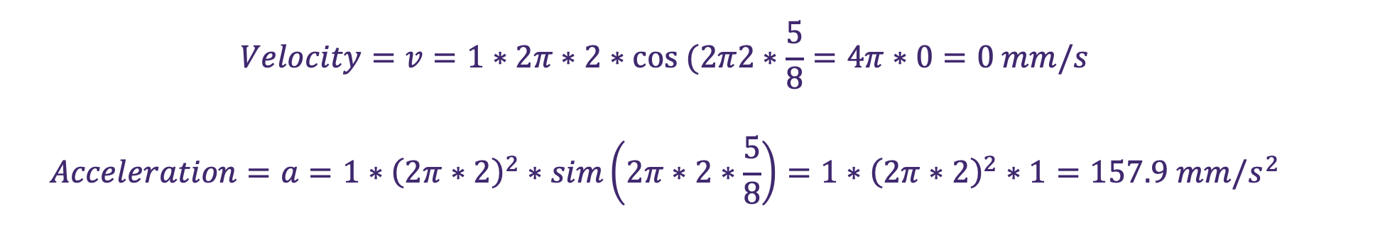 Vibration monitoring equation 12 Vibration monitoring equation 12