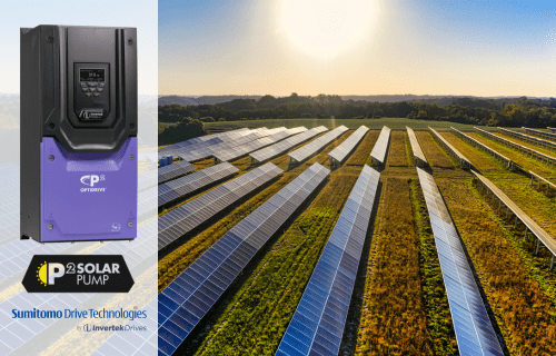 The Invertek P2 Solar VSD is for remote solar powered pumping operations