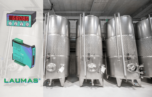 A production floor with tanks holding material. These tanks would be ideal application for laumas foot load cells and display on laumas displays and transmitters.