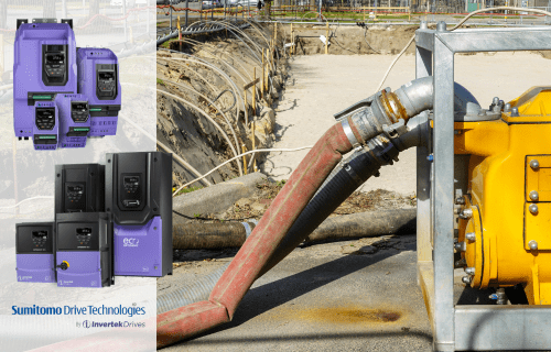 Invertek VSD for Dewatering and Slurry Pumps