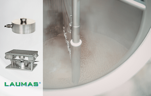 Laumas Load Cell & Mounting Plate for Chemical Batching & Agitated Reactor Vessels