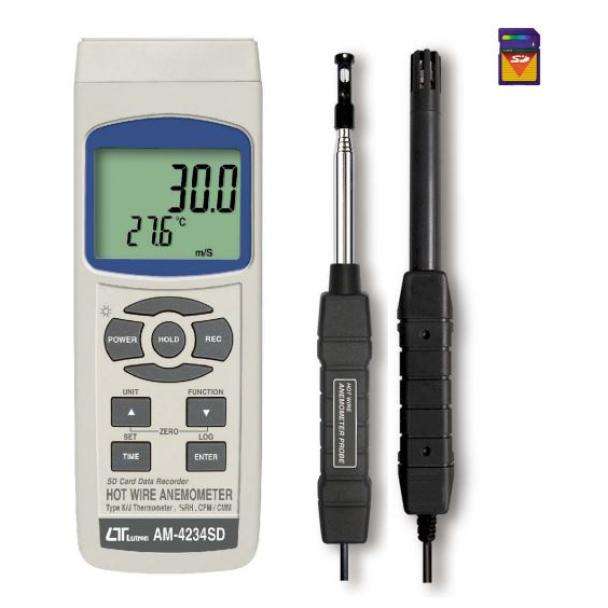 Hot wire anemometer