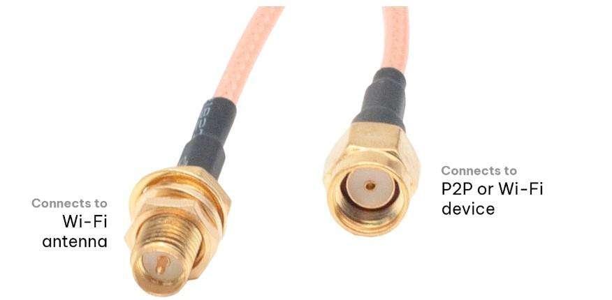 Twin Link WiFi Antenna Extension Cable