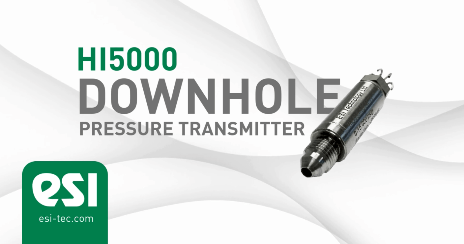 HI5000 Downhole Pressure Transmitter Video